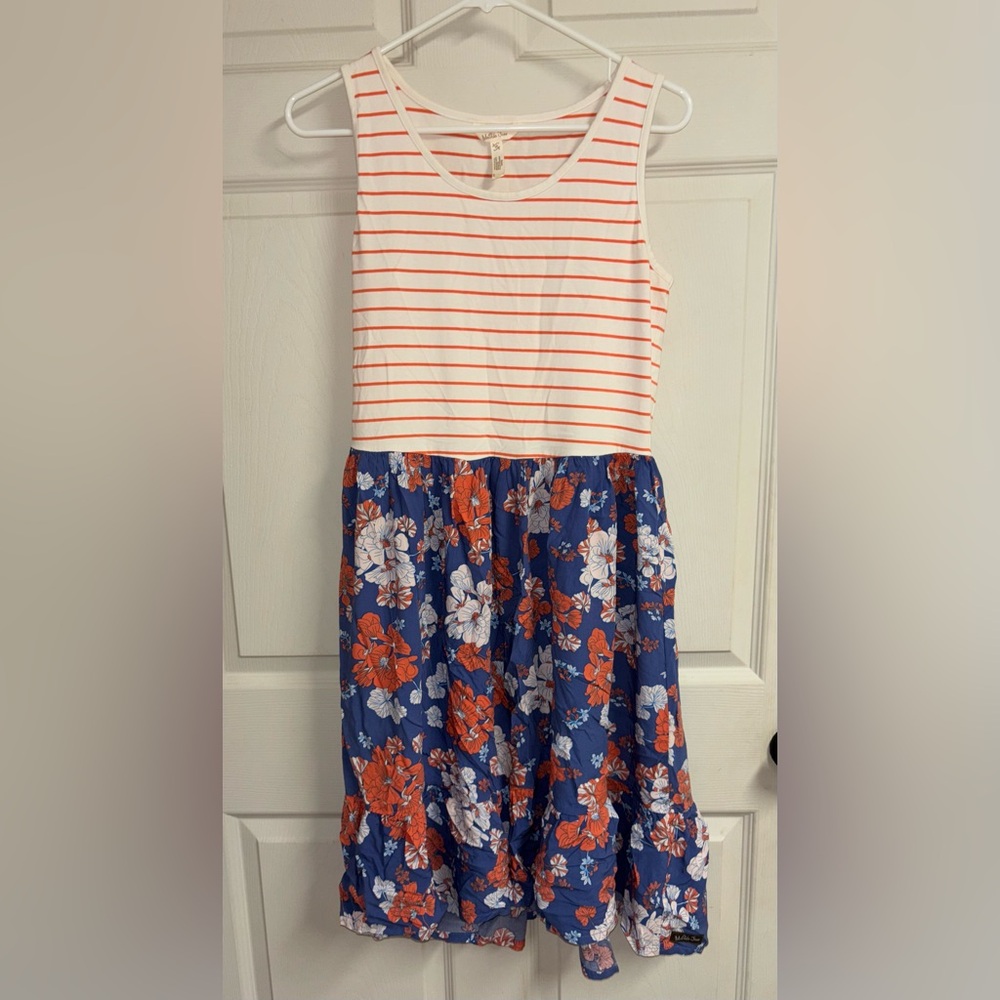 Matilda Jane Orange And Floral Casual Dress